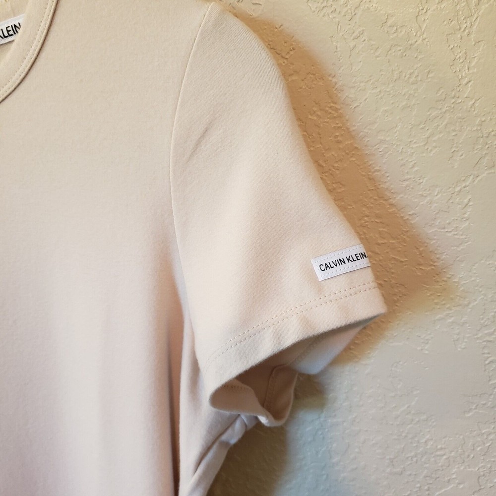 CALVIN Klein Jeans Women's Tan Sneaker Dress Size Medium - Picture 4 of 9